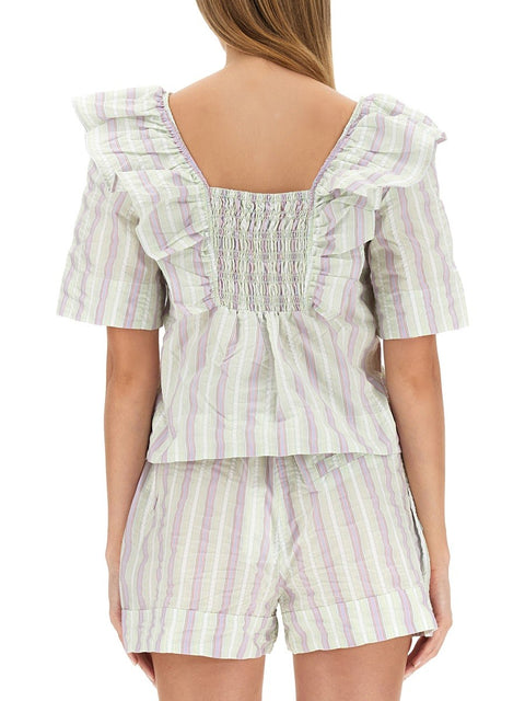 RUFFLE BLOUSE