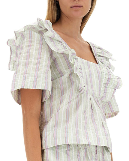 RUFFLE BLOUSE
