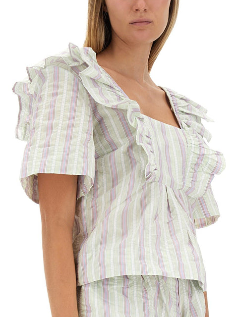 RUFFLE BLOUSE