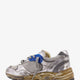 Running Dad mesh and leather sneakers with logo on the side