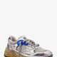 Running Dad mesh and leather sneakers with logo on the side