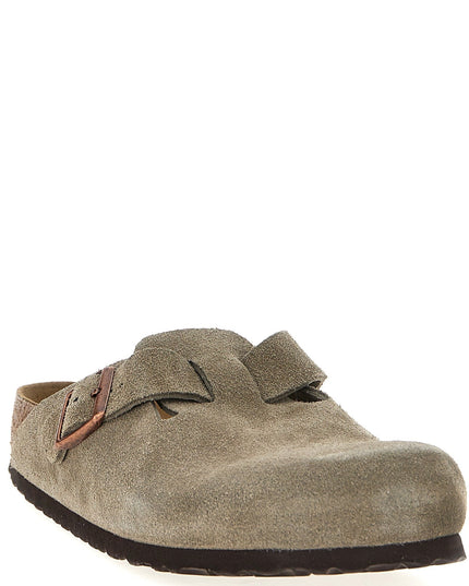 Birkenstock | Boston Clog aus Wildleder | Taupe | Unisex
