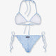 Sagitami nylon bikini with vichy pattern