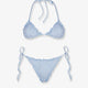 Sagitami nylon bikini with vichy pattern
