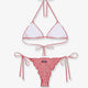 Sagitami nylon bikini with vichy pattern