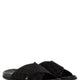 SANDAL SLIDER WITH GG PATTERN