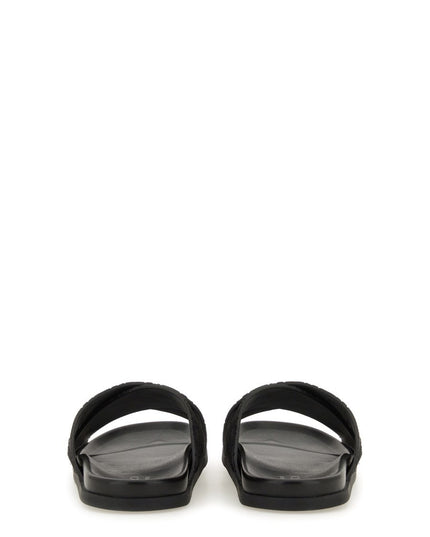 SANDAL SLIDER WITH GG PATTERN