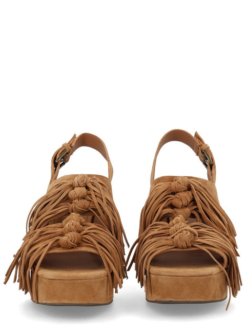 Ash Sandale Oprah – Damen High-Heel Sandale Beige Made in Italy