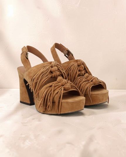 Ash Sandale Oprah – Damen High-Heel Sandale Beige Made in Italy