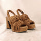 Ash Sandale Oprah – Damen High-Heel Sandale Beige Made in Italy