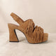 Ash Sandale Oprah – Damen High-Heel Sandale Beige Made in Italy