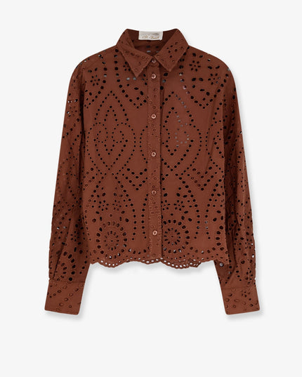 Sangallo lace Oriane shirt