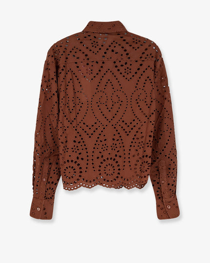 Sangallo lace Oriane shirt