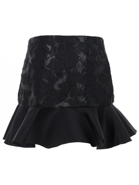 SATIN MINISKIRT