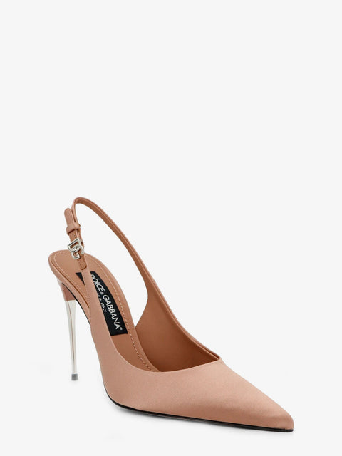 Satin pumps