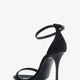 Satin sandals with metal DG logo