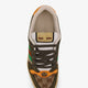 Screener low-top leather and GG Supreme fabric sneakers