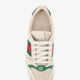 Screener mesh and leather sneakers with Nastro Web on the side