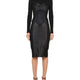 SEQUIN MIDI DRESS