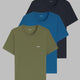 SET DA TRE T-SHIRT INTIME IN COTONE