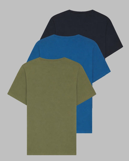 SET DA TRE T-SHIRT INTIME IN COTONE