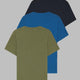 SET DA TRE T-SHIRT INTIME IN COTONE