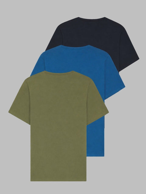 SET DA TRE T-SHIRT INTIME IN COTONE