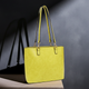 Tote Bag mit Ziernahten – Limette