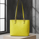 Tote Bag mit Ziernahten – Limette