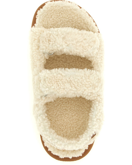 Shearling sandals