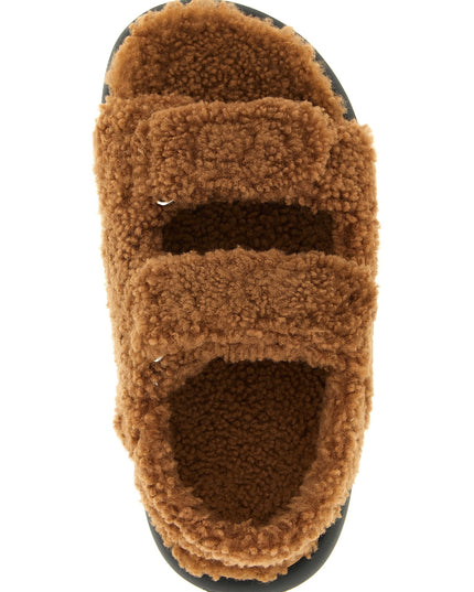 Shearling sandals