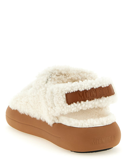 Shearling sandals