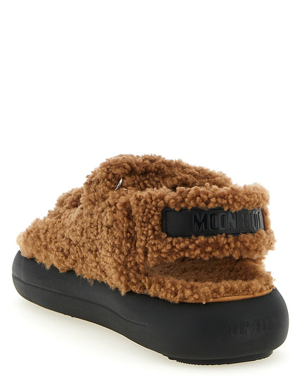 Shearling sandals