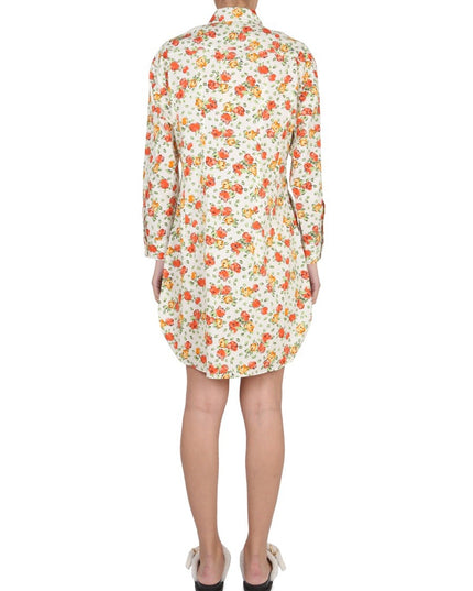 SHIRT DRESS WITH FLORAL PATTERN