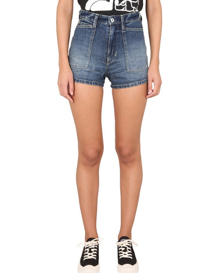 SHORT IN DENIM