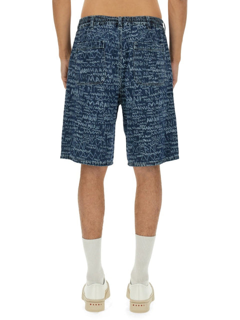 SHORT IN DENIM