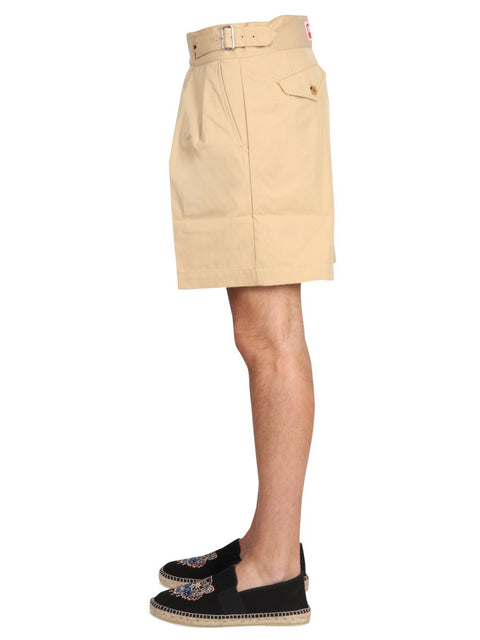SHORT IN TWILL