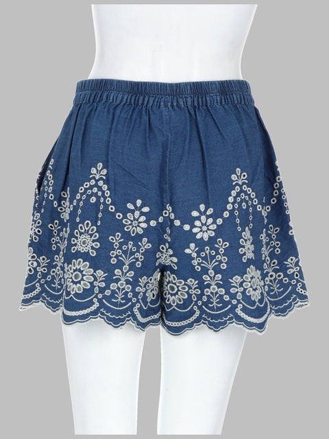 SHORTS "AMANI" IN CHAMBRAY