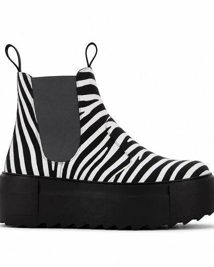 Manhattan Grace Fashion Boots | Animal Print | Unisex | Vegan