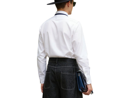 Herrenhose Soho Couture | Dekonstruierte Denim | Schwarz