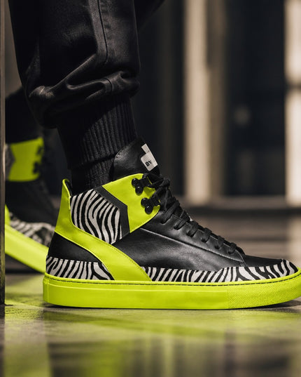 👟  Queens Couture High Top Sneaker | Grün (Verde) | Unisex | Limited Edition