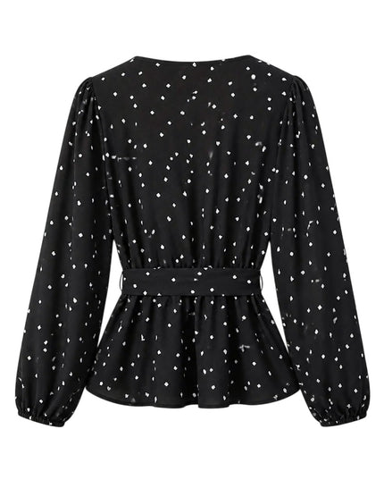 Damenbluse Vail | Boutique Fashion Top | Schwarz