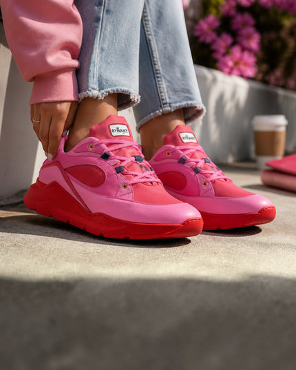 👟 Times Square Vegan Sneaker | Rosa | Unisex | Haute Couture | Eco-Luxury