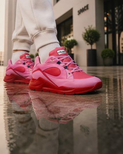 👟 Times Square Vegan Sneaker | Rosa | Unisex | Haute Couture | Eco-Luxury