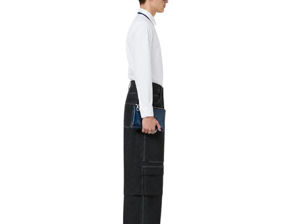 Herrenhose Soho Couture | Dekonstruierte Denim | Schwarz