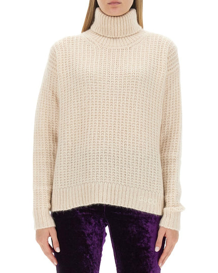 SILK AND CASHMERE TURTLENECK SWEATER