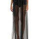 SILK CHIFFON LONG SKIRT