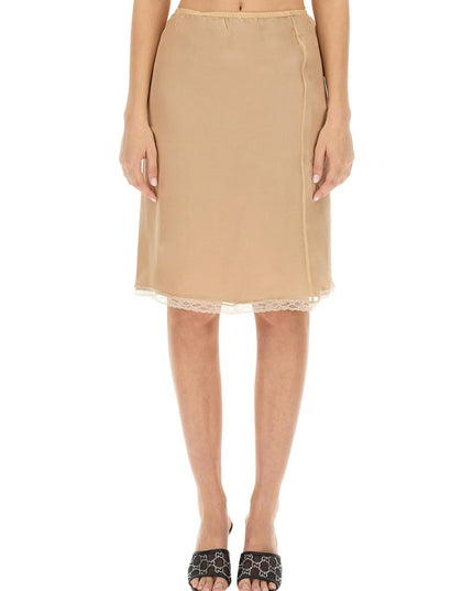 SILK CHIFFON SKIRT