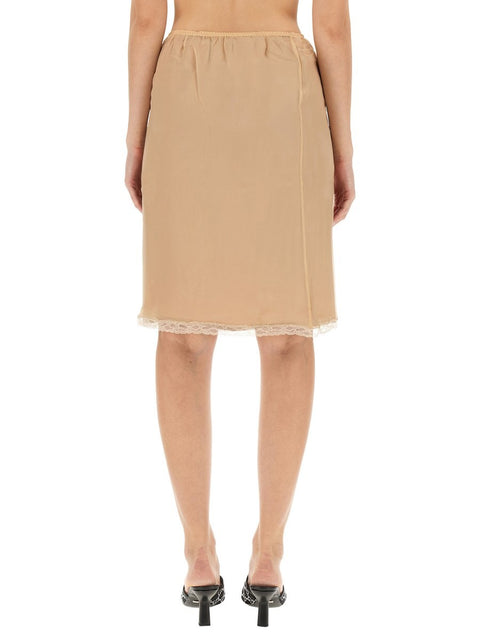 SILK CHIFFON SKIRT