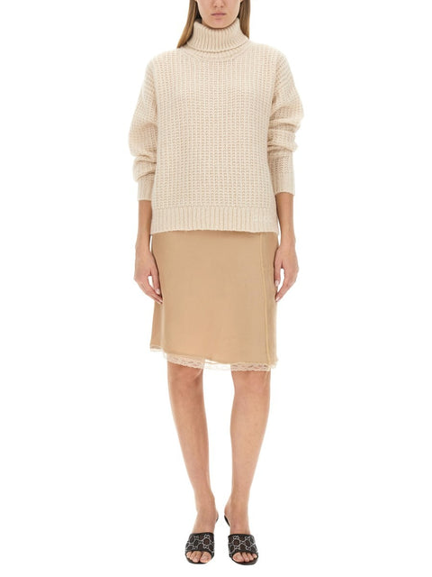 SILK CHIFFON SKIRT